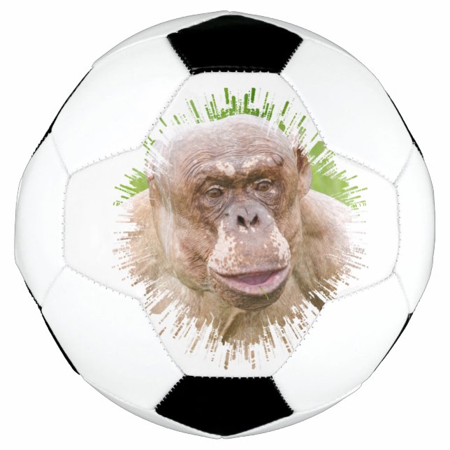 Balón De Fútbol Chimpanzee sin pelo (Anverso)