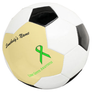 Balón De Fútbol Cinta Lime Green Standard Tmpl de Kenneth Yoncich