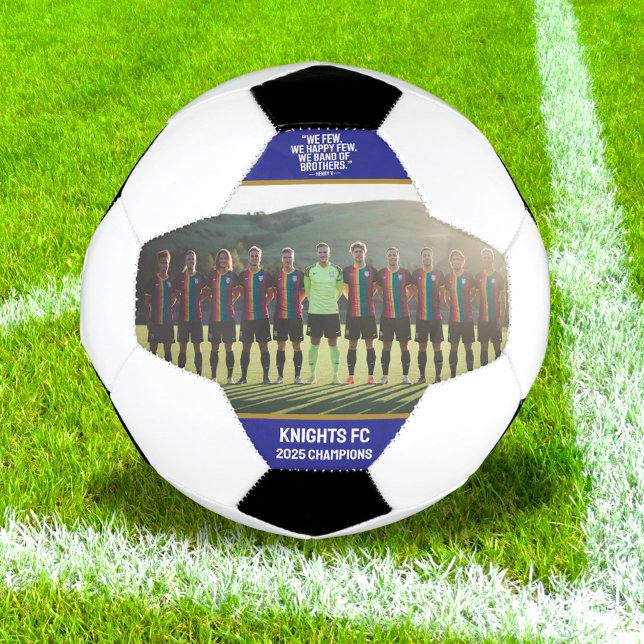 Balón De Fútbol Cita Inspiradora de equipo moderno de personalizad (Subido por el creador)