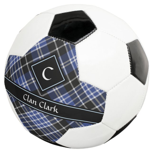 Balón De Fútbol Clan Clark Hunting Tartan Soccer Ball (Tres cuartos)