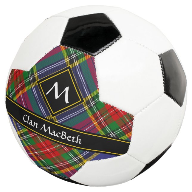 Balón De Fútbol Clan MacBeth Tartan Soccer Ball (Tres cuartos)