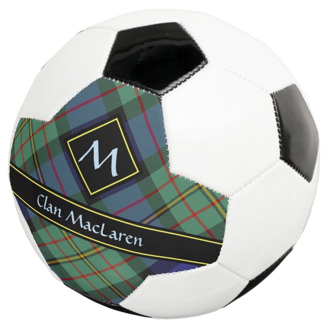 Balón De Fútbol Clan MacLaren Tartan Soccer Ball (Tres cuartos)