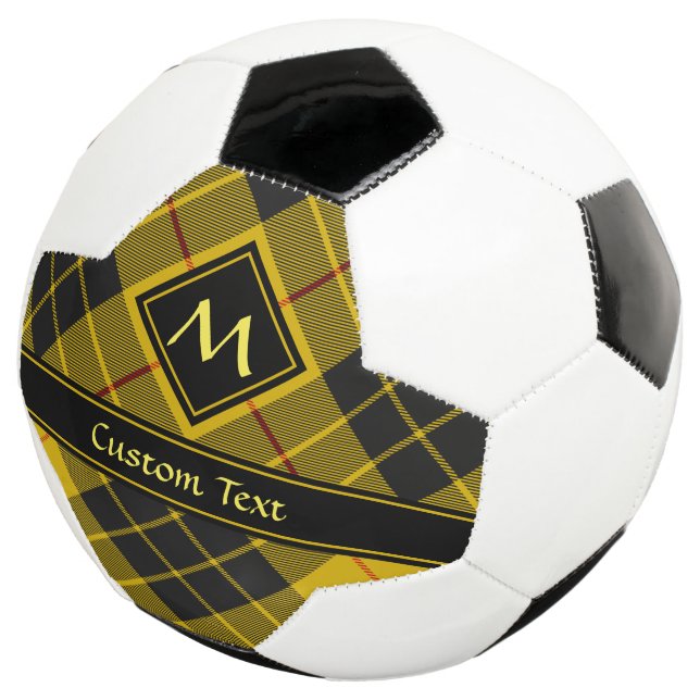 Balón De Fútbol Clan Macleod de Lewis Tartán (Tres cuartos)