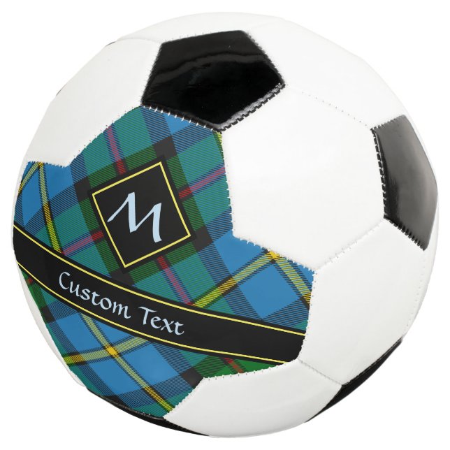 Balón De Fútbol Clan MacLeod Hunting Tartán (Tres cuartos)