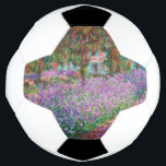 Balón De Fútbol Claude Monet - El jardín del artista en Giverny<br><div class="desc">El jardín del artista en Giverny / Le Jardin de l'artiste a Giverny - Claude Monet,  1900</div>