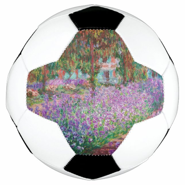 Balón De Fútbol Claude Monet - El jardín del artista en Giverny (Anverso)