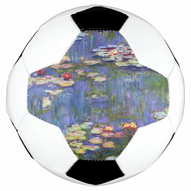 Balón De Fútbol Claude Monet - Lilies de agua / Nympheas (Anverso)