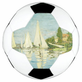 Balón De Fútbol Claude Monet. Regattas en Argenteuil