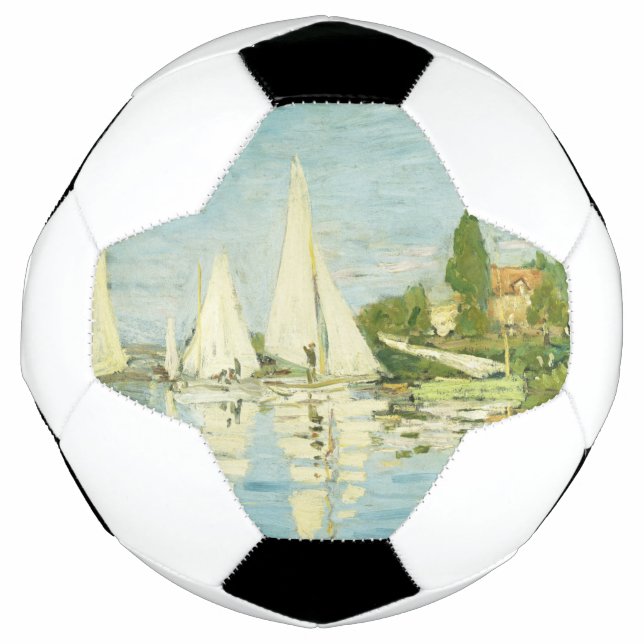 Balón De Fútbol Claude Monet. Regattas en Argenteuil (Anverso)