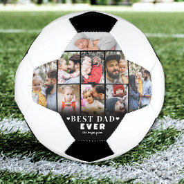 Balón De Fútbol Collage de fotos de papá personalizado