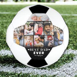 Balón De Fútbol Collage de fotos de papá personalizado