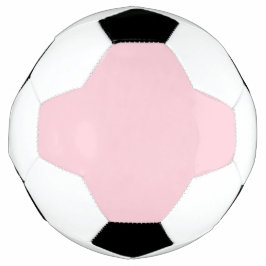 Balón De Fútbol Color sólido rosa pastel | Clásica | Elegante
