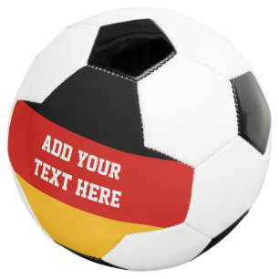 Balón De Fútbol COLORES DE BANDERA ALEMANA + tus ideas