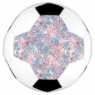 Balón De Fútbol Composición Subacuática de Acuarela Serie Diseño 5