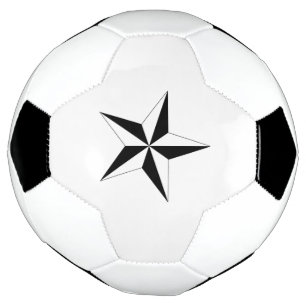 Balón de Fútbol con Estrella Deportiva y Diseño Ún