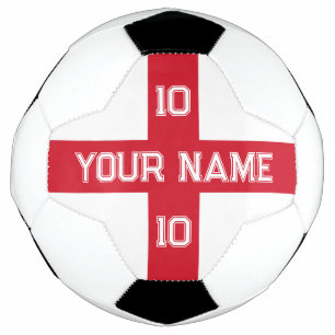balón de fútbol con la bandera de Inglaterra con n