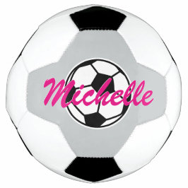 Balón de fútbol con nombre personalizado para niño