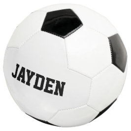 Balón de fútbol con nombre personalizado para niño