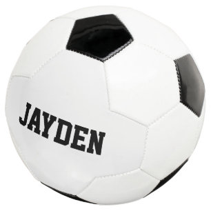 Balón de fútbol con nombre personalizado para niño
