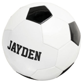 Balón de fútbol con nombre personalizado para niño