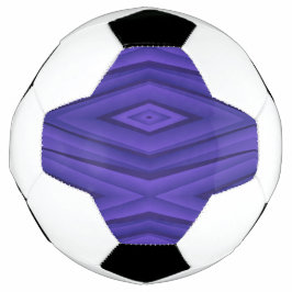 Balón de fútbol con un patrón geométrico