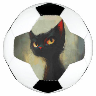 Balón De Fútbol  Conociendo al Gato Ninja Negro 