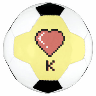 Balón De Fútbol contorno negro de Heart King