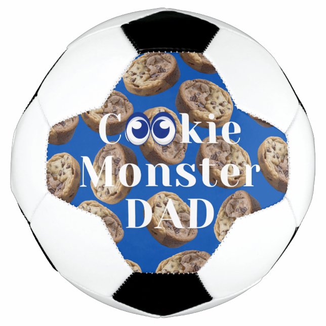 Balón De Fútbol Cookie Monster Dad (Anverso)