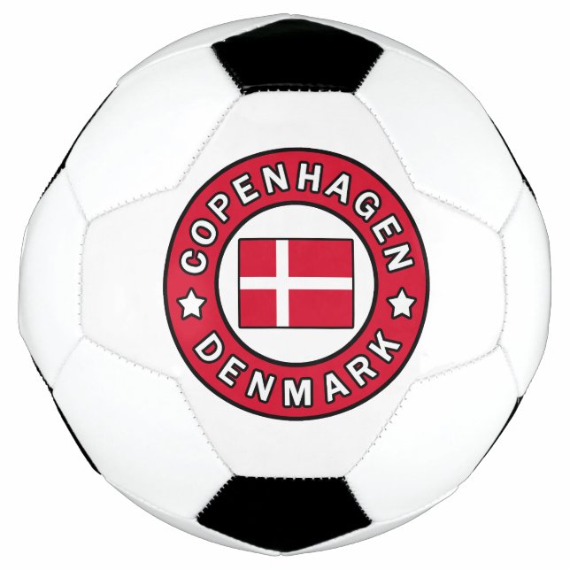 Balón De Fútbol Copenhague Dinamarca (Anverso)