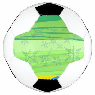 Balón De Fútbol Copingos azules en Montaña Verde