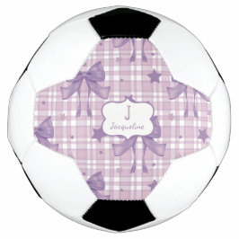 Balón De Fútbol Coquette Femenina Púrpura