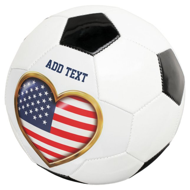 Balón De Fútbol Corazón americano (Tres cuartos)