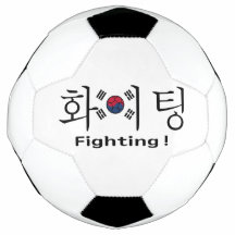 Corea del Sur luchador hangul y partidario de la b