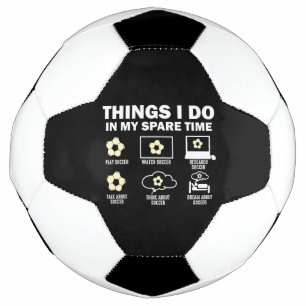 Balón De Fútbol Cosas que hago en mi tiempo libre