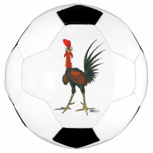 Balón De Fútbol Crazy Rooster