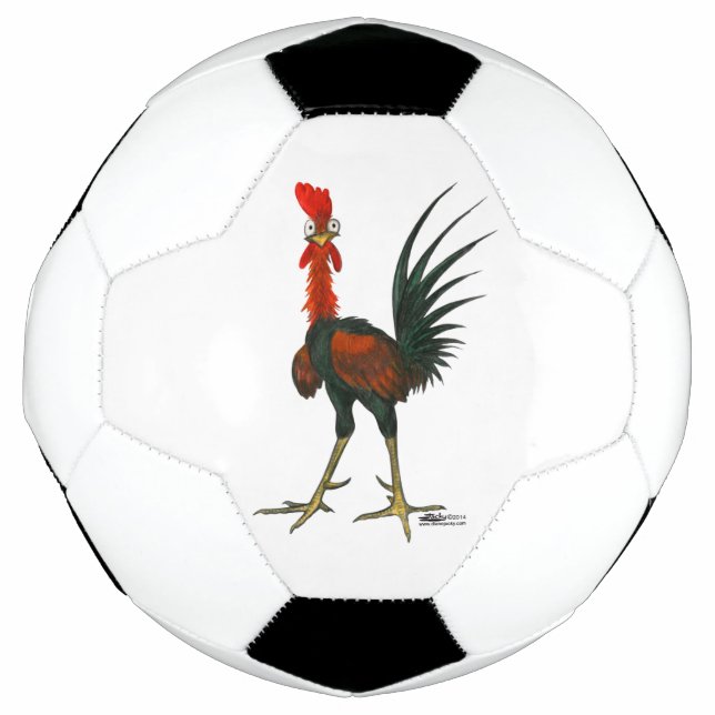 Balón De Fútbol Crazy Rooster (Anverso)