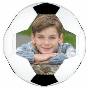 Balón De Fútbol Crea la foto de tu hijo personalizada doble cara
