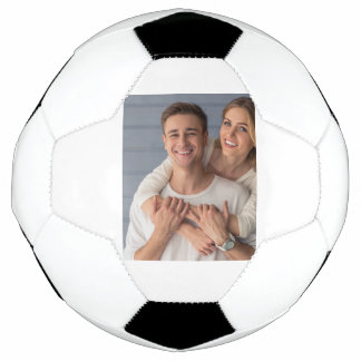 Balón De Fútbol Crea tu propia foto de pareja imagen personalizada