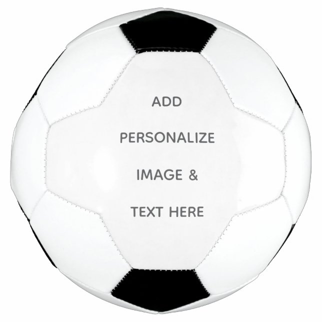 Balón De Fútbol Crea tu propio blanco  (Anverso)