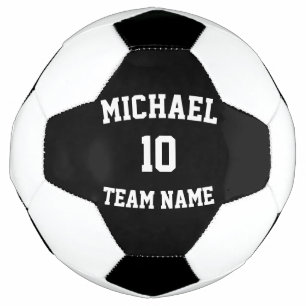 Balón De Fútbol Crear su propio número de nombre de equipo