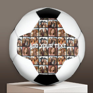 Balón De Fútbol Crear un Collage de fotos Personalizado - 6 fotos