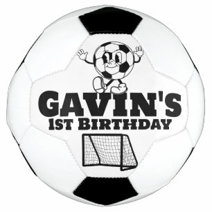 Balón De Fútbol Crear un Personalizado propio retro cumpleaños per