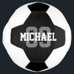 Balón De Fútbol Create Your Own Custom Name Number<br><div class="desc">Create Your Own Custom Name Number Soccer Ball. Add your own name and number to the soccer ball to make a personalized gift soccer ball for yourself or a soccer player among family or friends.</div>