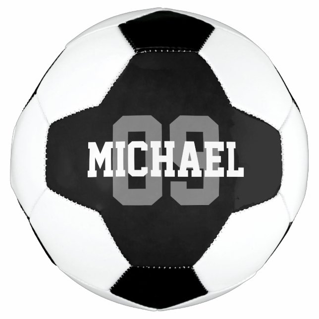 Balón De Fútbol Create Your Own Custom Name Number (Anverso)