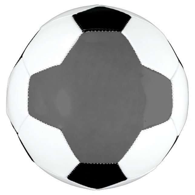 Balón De Fútbol Create Your Own dark gray Custom Design (Anverso)