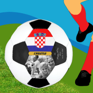 Balón De Fútbol Croacia Personalizada, Bandera, Bola de Fútbol Fot