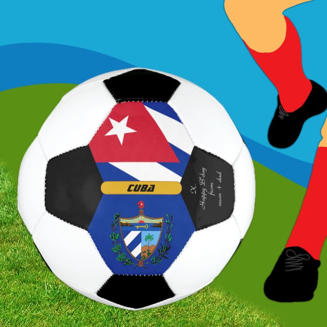 Balón De Fútbol Cuba personalizada, bandera, bola de fotos (Subido por el creador)