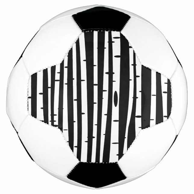 Balón De Fútbol Cuidado patrón de árbol blanco negro patrón de rat (Anverso)