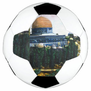 Balón De Fútbol Cúpula de la roca, Jerusalén