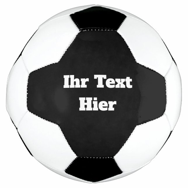 Balón De Fútbol Custom Fußball Mit Text (Anverso)